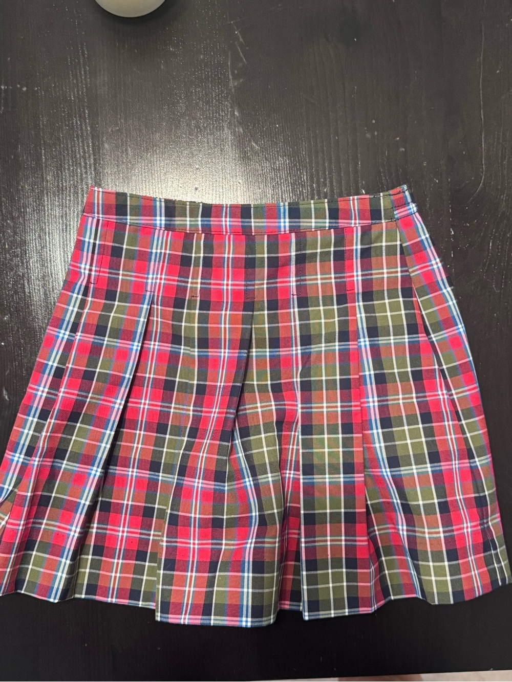 Tommy Hilfiger Plaid Pleated Girls Skort